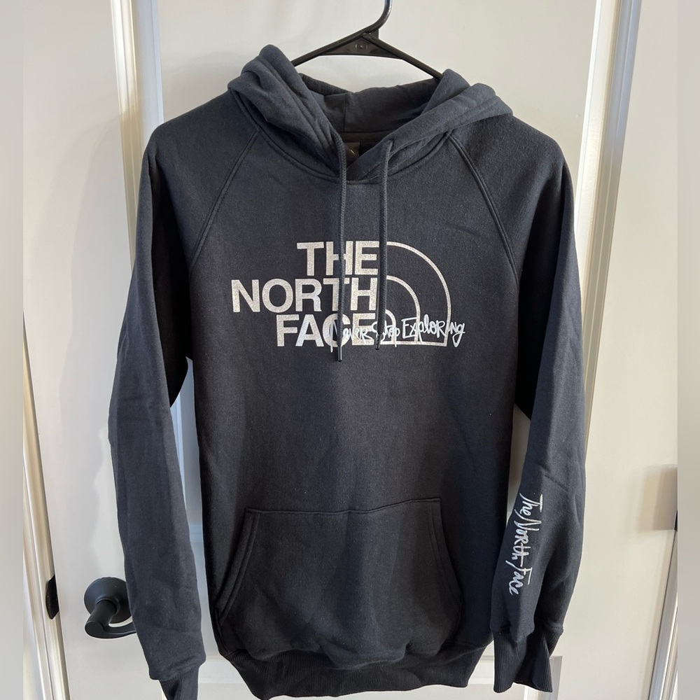 The North Face Black hoodie.  New with tags size Medium